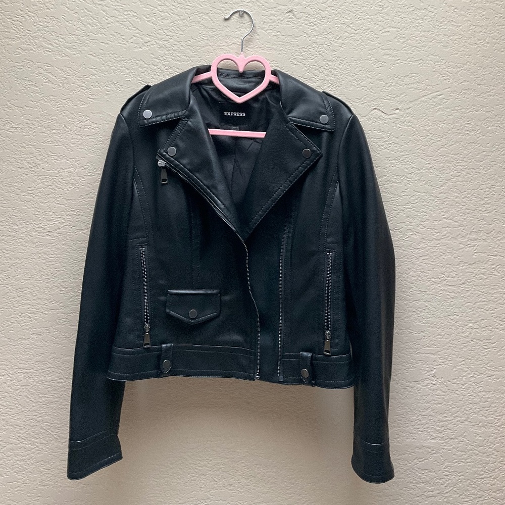 Express leather jacket